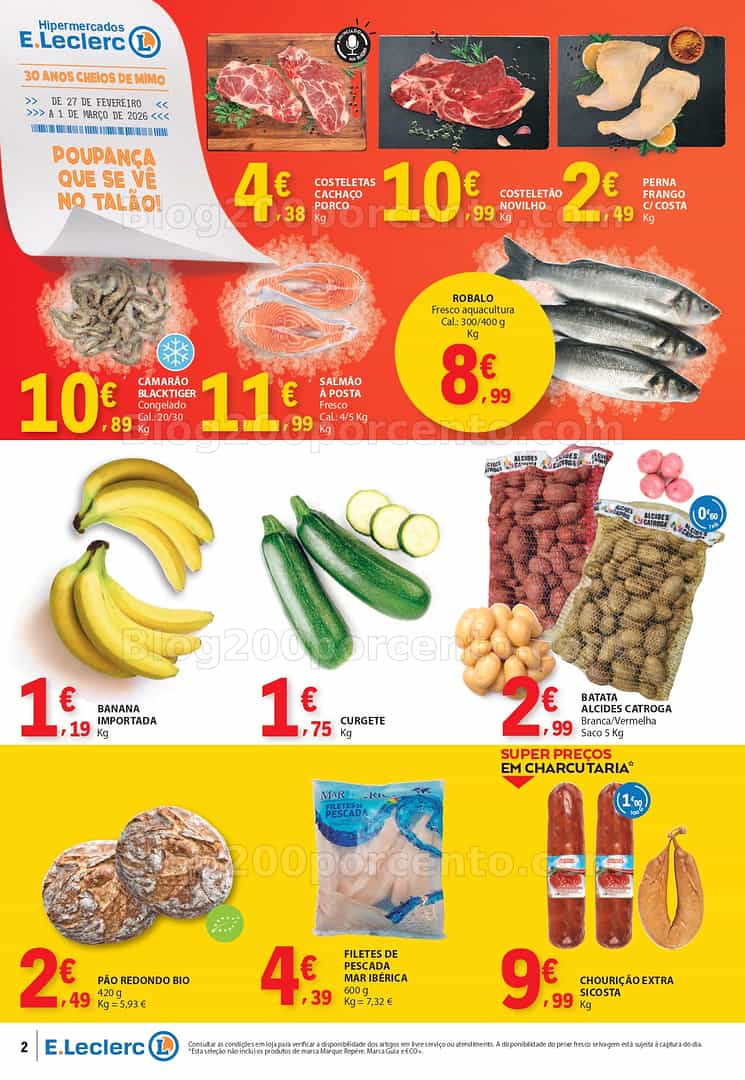 Antevisão Folheto E-LECLERC Promoções Fim de Semana - 27 fevereiro a 1 março